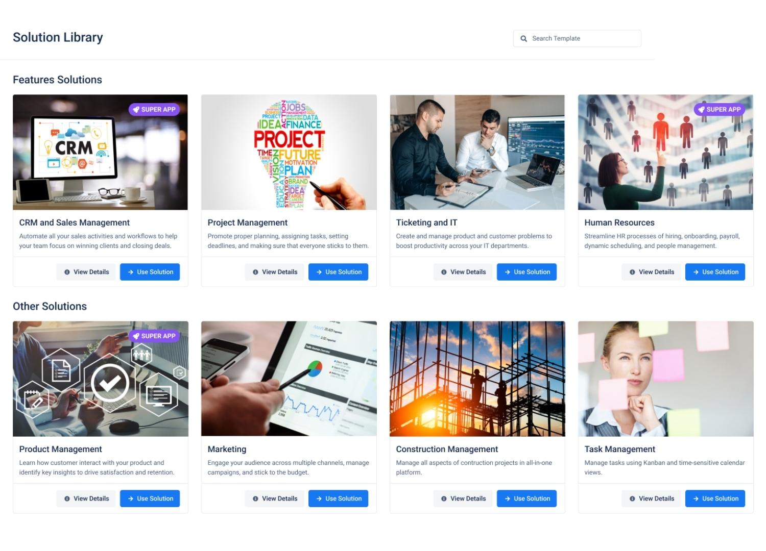 modern apps solution library