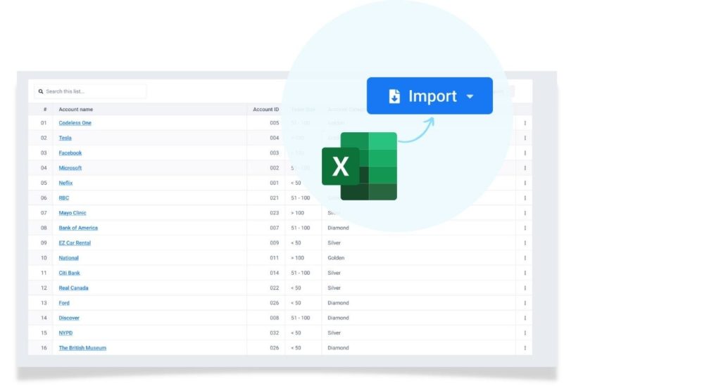 Import Spreadsheet