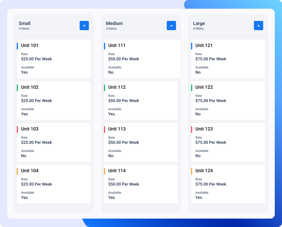 Kanban Board-Storage Management