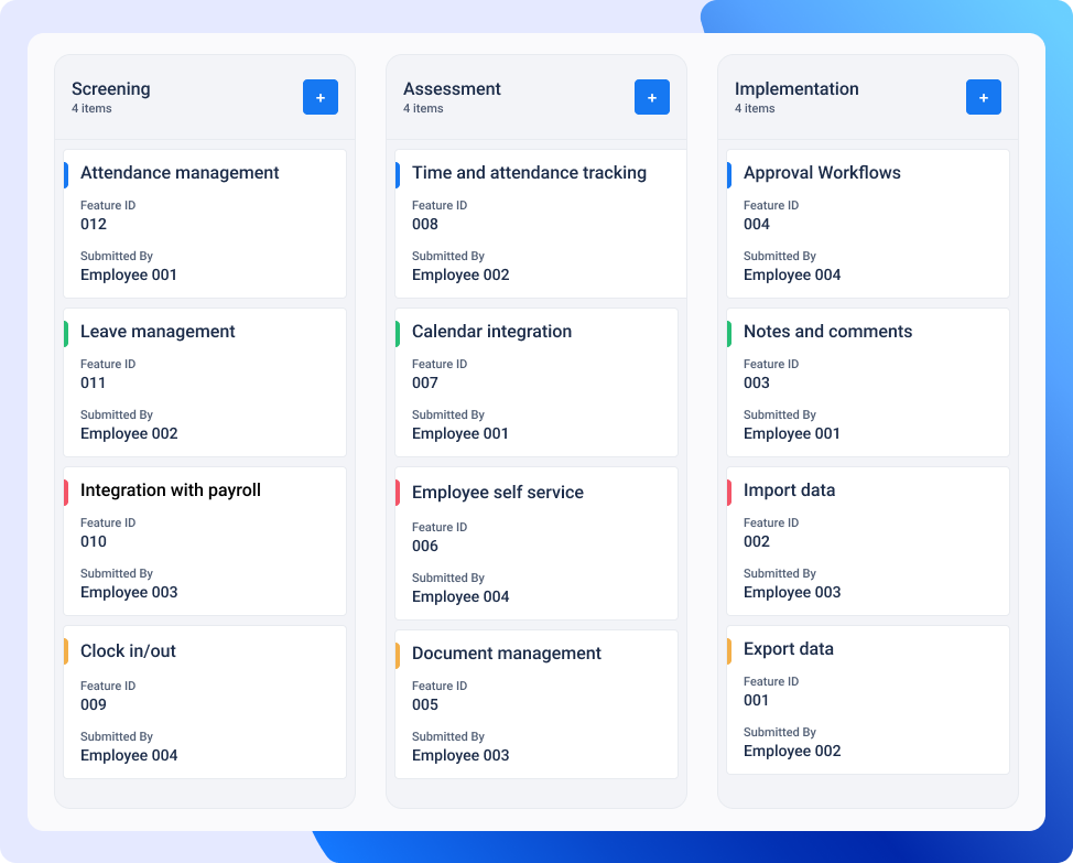 Kanban Board-Collaborative Idea management