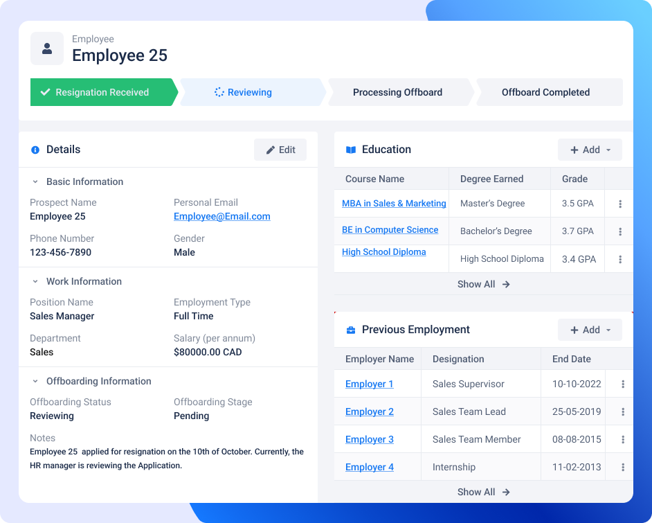 employee offboarding overview