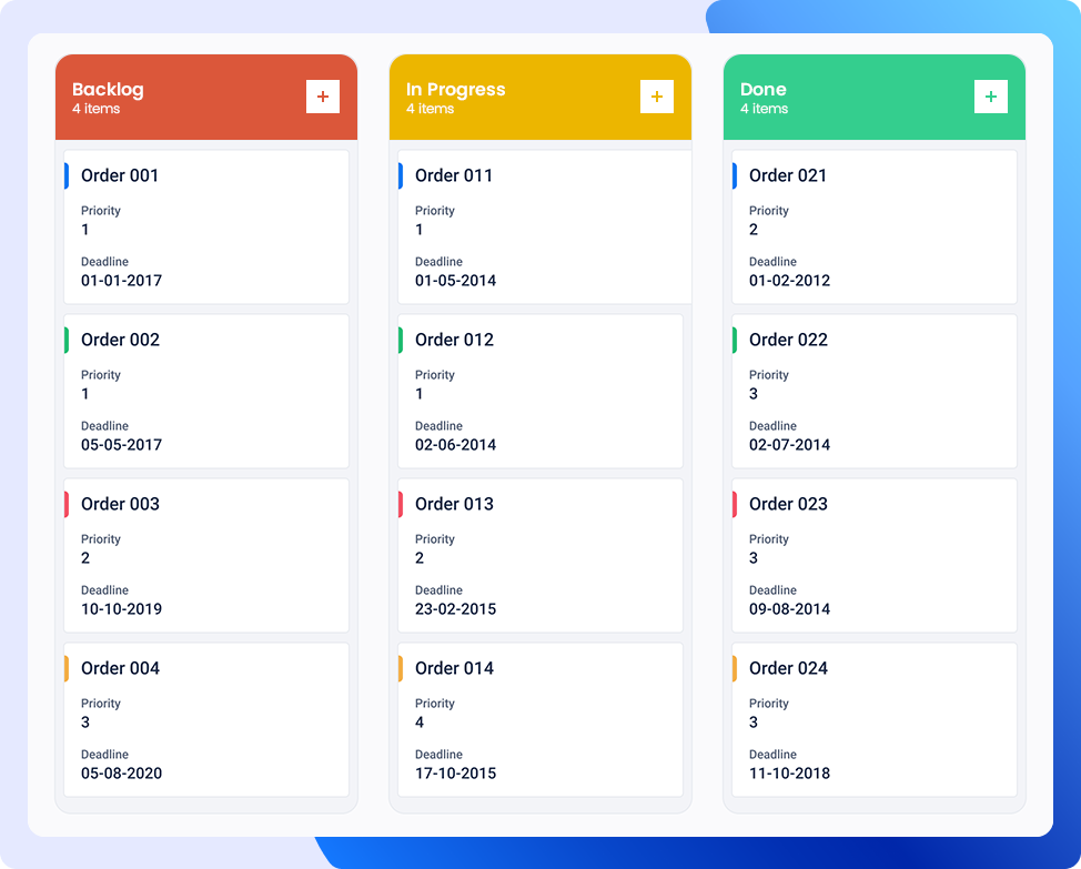 Kanban Board Codeless ONE