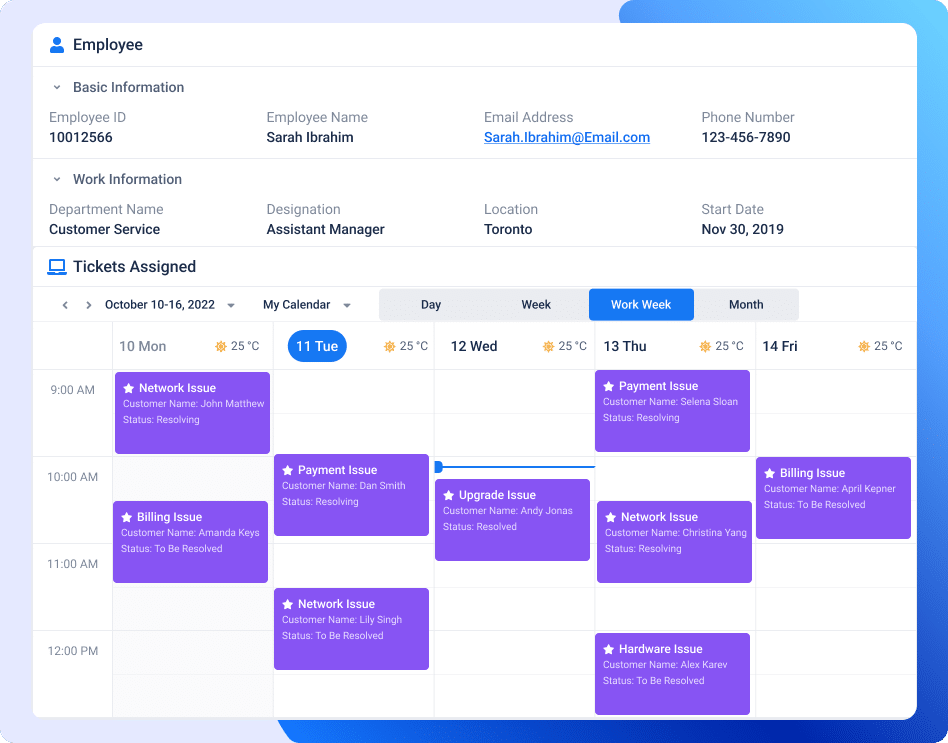 Calendar-Ticketing Management