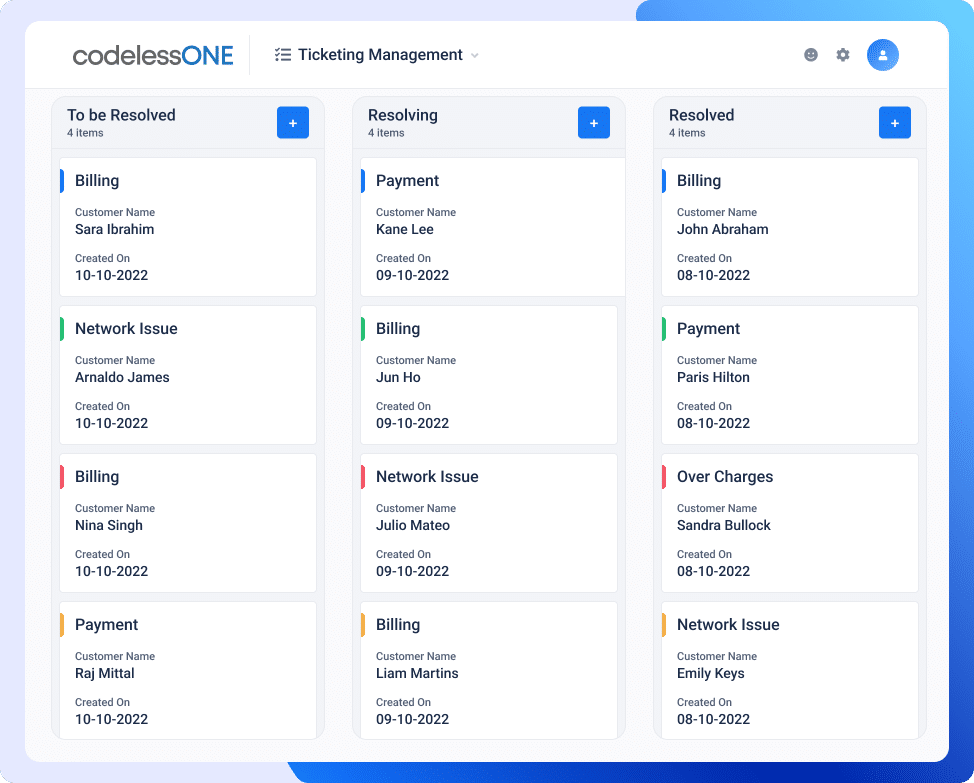 Kanban-Ticketing Management