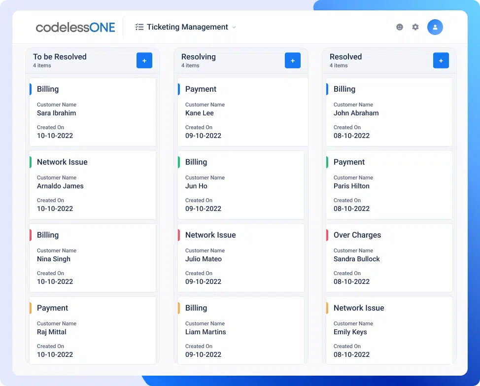 Kanban-Ticketing Management